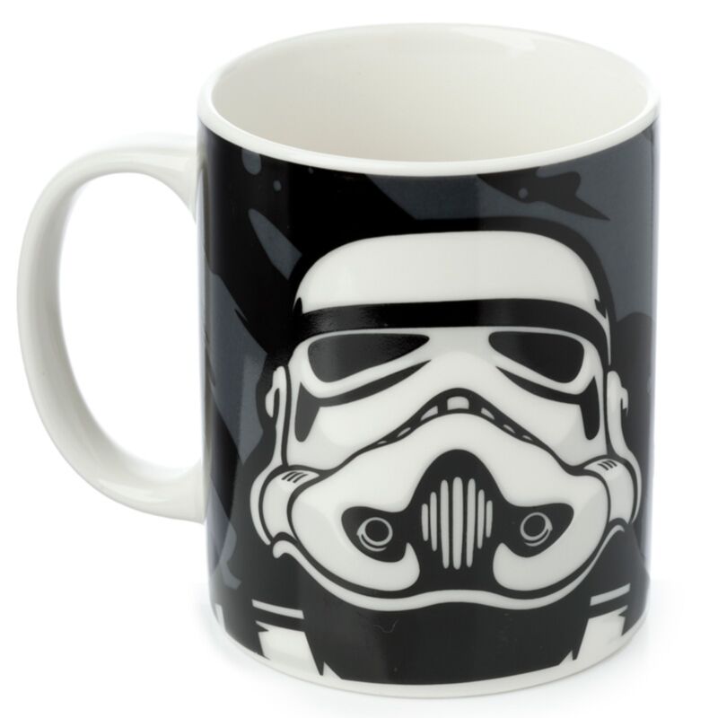 La tasse originale en porcelaine noire stormtrooper