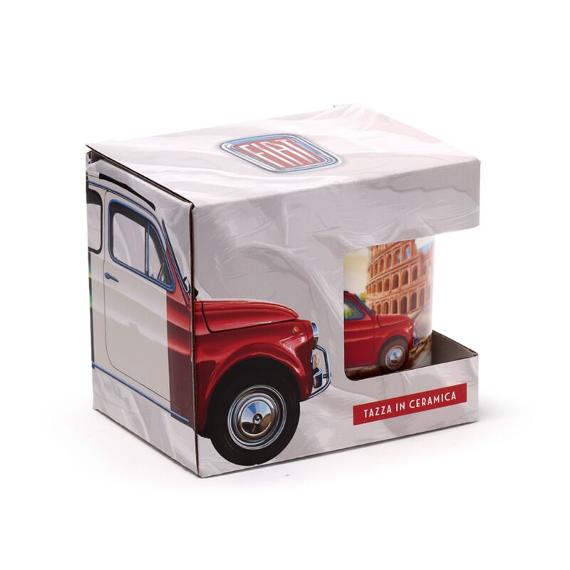 Tasse en porcelaine Fiat 500 Rome