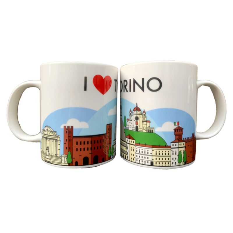 Tasse en porcelaine I heart torino