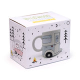 La maison est l'endroit où vous la garez caravane tasse en céramique