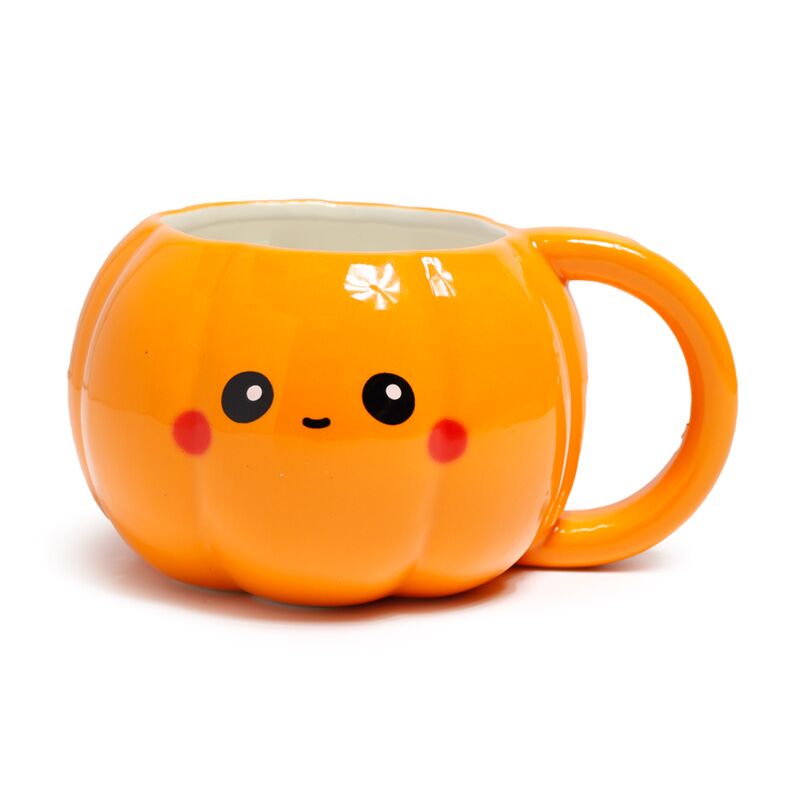 Tasse en céramique en forme de moule gourmand de citrouille
