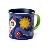 Tasse en porcelaine à bord fin astronaute astronaute