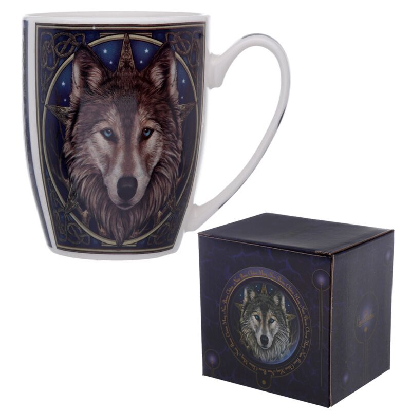 Tasse en porcelaine tête de loup Lisa Parker