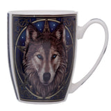 Tasse en porcelaine tête de loup Lisa Parker