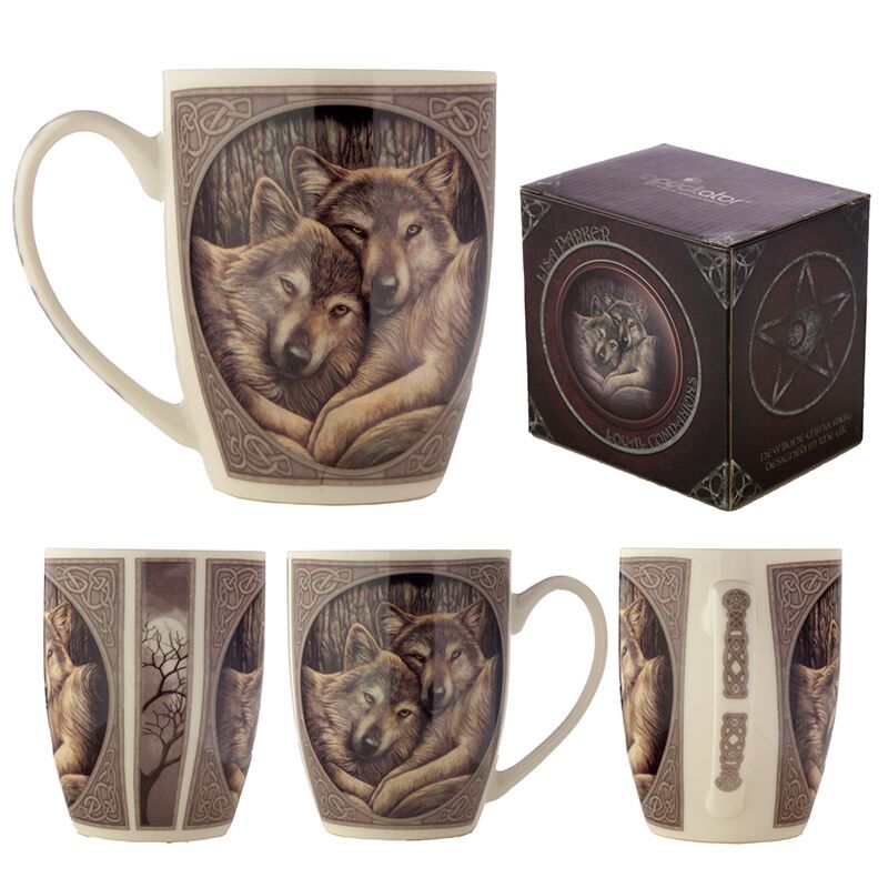 Tasse en porcelaine Lisa Parker, fidèle amie du loup