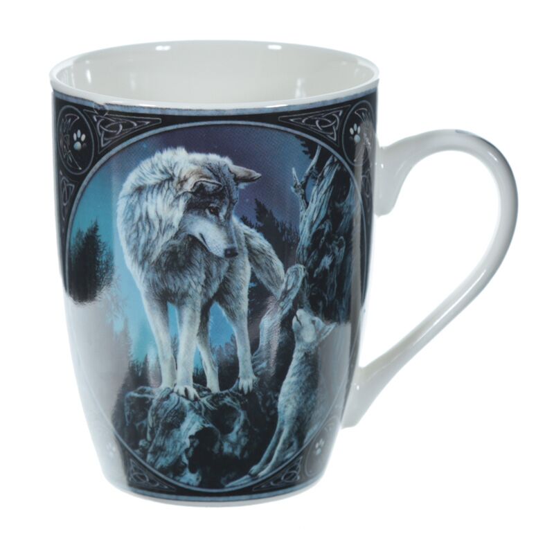Tasse en porcelaine de loup guide Lisa Parker