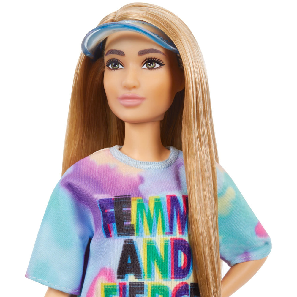 Mattel Fashionistas Doll 159 T-Dye T-shirt Robe