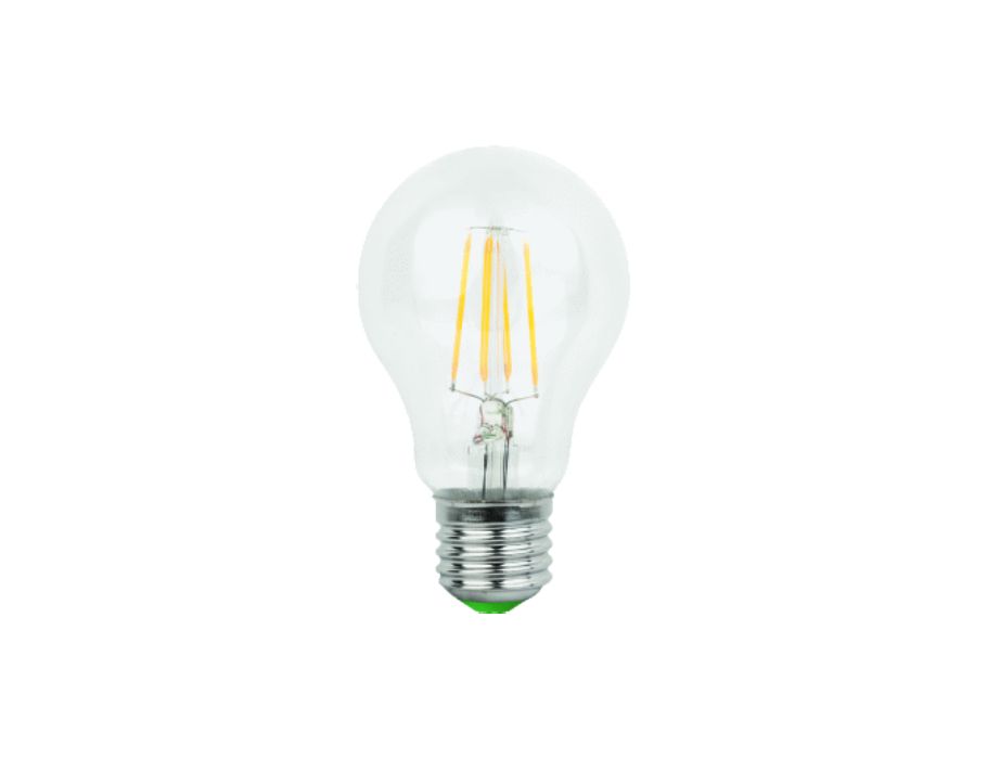 Lampe LED Megaman - E27 - 470 lm - sphère - transparente