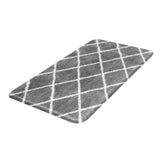 Tapis de bain Menton maison hollandaise 60x90cm gris