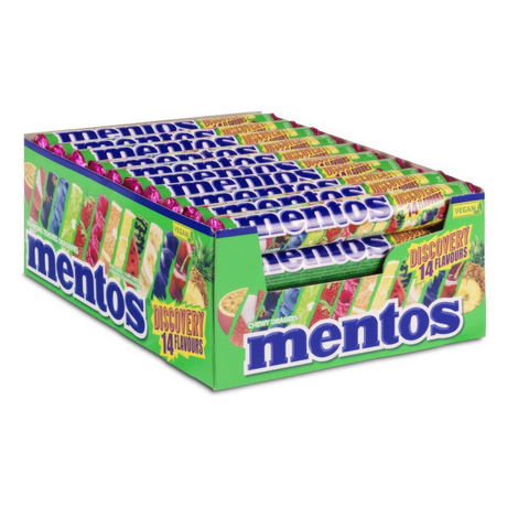 Rouleau de Mentos découverte (40x 37,5gr)