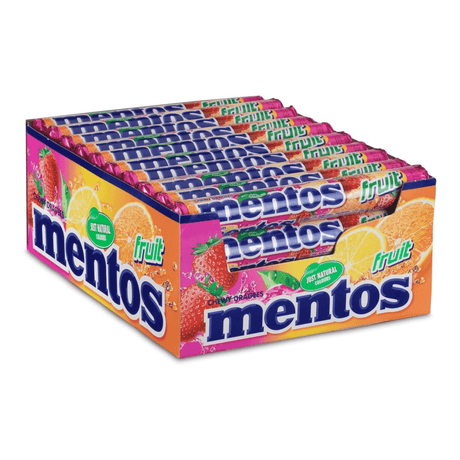 Rouleau de fruits Mentos (40x 37,5gr)