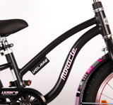 Volare Miracle Cruiser Children's Bicycle - Girls - 16 pouces - Matt Black - Collection Prime