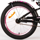 Volare Miracle Cruiser Children's Bicycle - Girls - 18 pouces - Matt Black - Collection Prime
