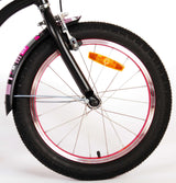 Volare Miracle Cruiser Children's Bicycle - Girls - 18 pouces - Matt Black - Collection Prime