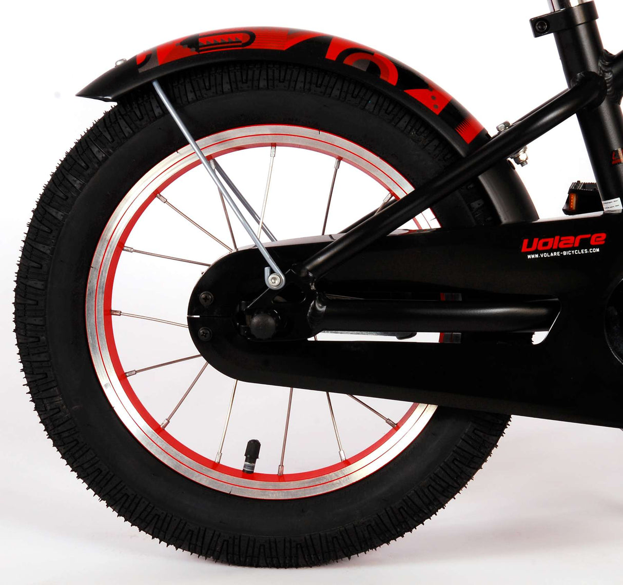 Volare Miracle Cruiser Children's Bike - Boys - 14 pouces - Matt Black - Collection Prime