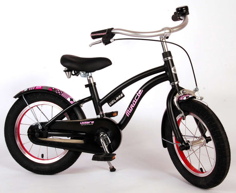 Volare Miracle Children's Bicycle - Girls - 14 pouces - Matt Black - Collection Prime