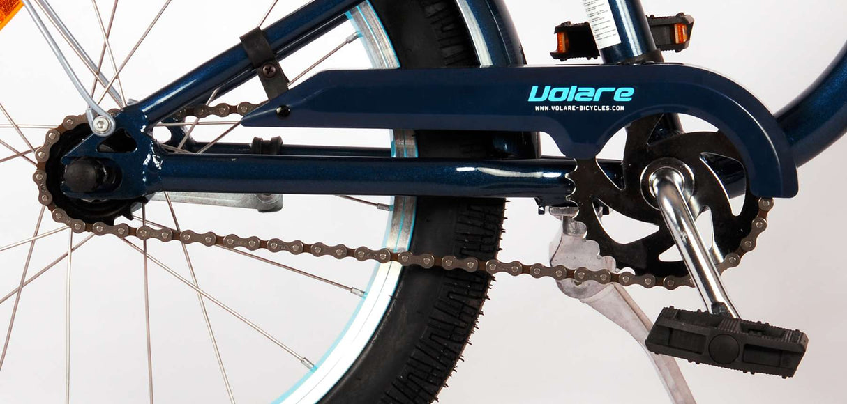 Volare Miracle Cruiser Children's Bike Boys 18 pouces Matt Blue Prime Collection