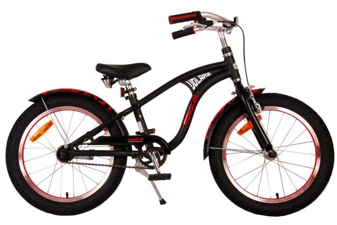 Volare Miracle Cruiser Children's Bicycle - Boys - 18 pouces - Matt Black - Prime Collection