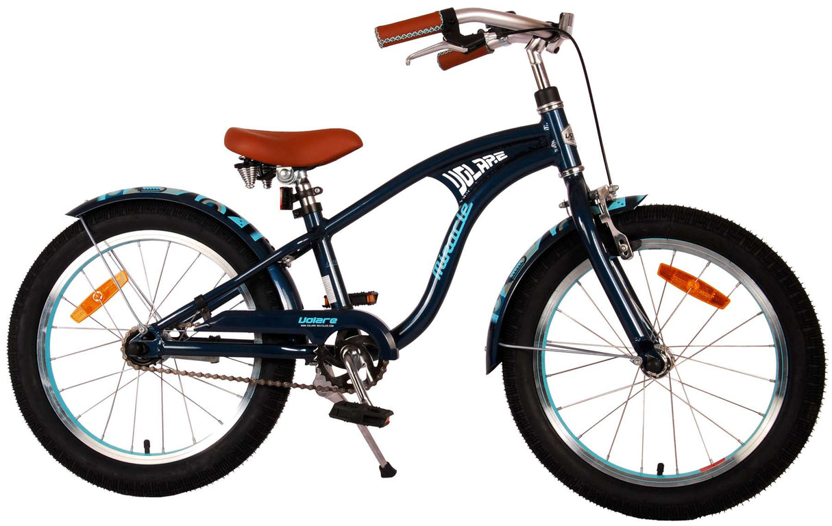 Volare Miracle Cruiser Children's Bike Boys 18 Inch Matt Blue Prime Collection