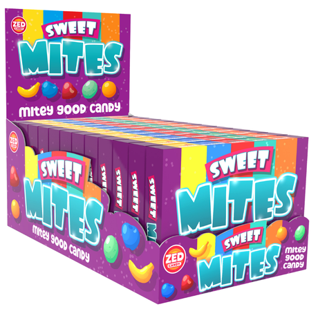 Boîte de théâtre sucrée Zed Candy Mites (12 pièces)