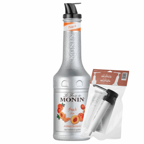 Monin purée pêche passion + pompe