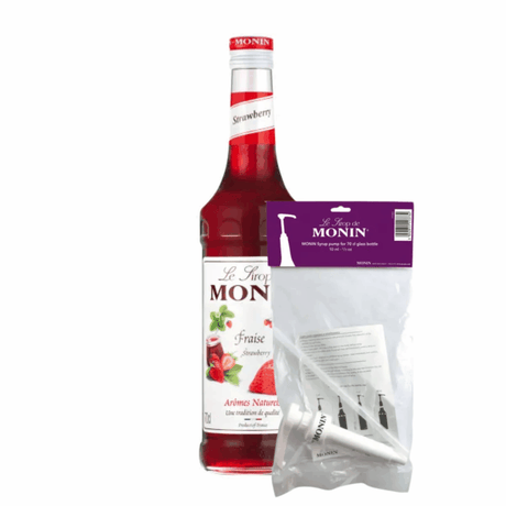 Sirop Monin fraise fraise (70 cl) + pompe (10ml)