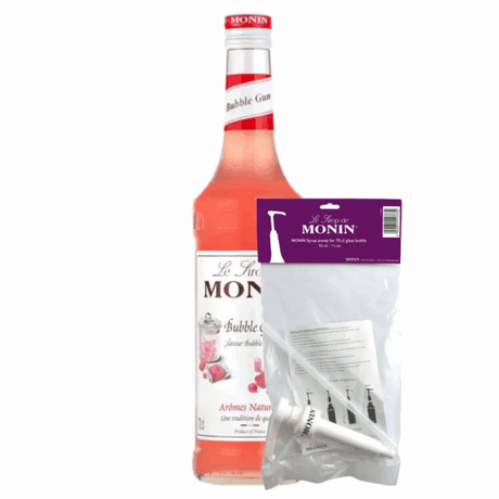 Sirop Monin bubblegum (70 cl) + pompe à sirop (10ml)