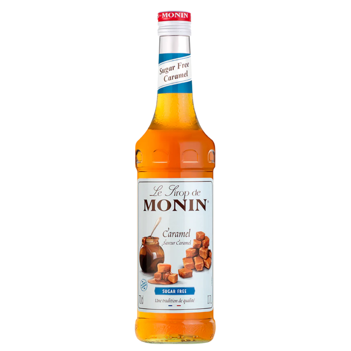 Sirop Monin caramel sans sucre (70cl).