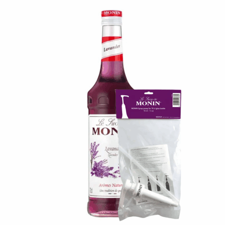Sirop de lavande Monin (70 cl) + pompe à sirop (10ml)