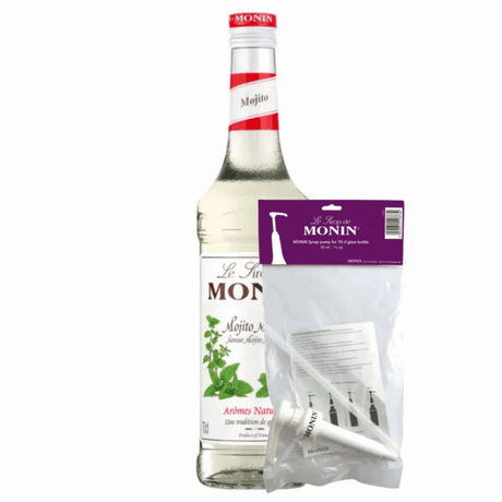 Monin sirop mojito menthe (70 cl) + pompe à sirop (10ml)