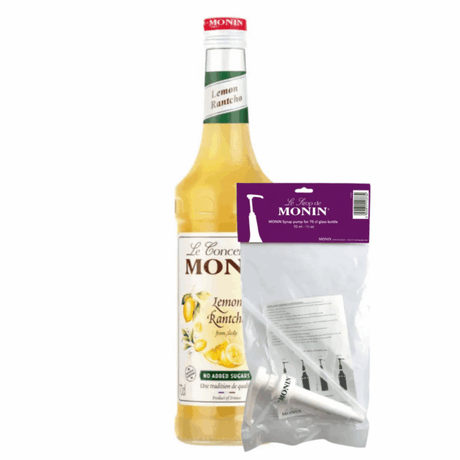 Sirop Monin rantcho citron (70 cl) + pompe à sirop (10ml)