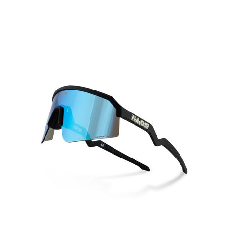 Umit naos lunettes de soleil ziris régulier noir mat bleu