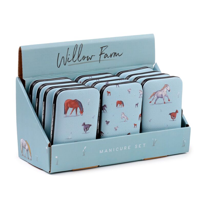 Ensemble de manucure 5 pièces Willow Farm Horses