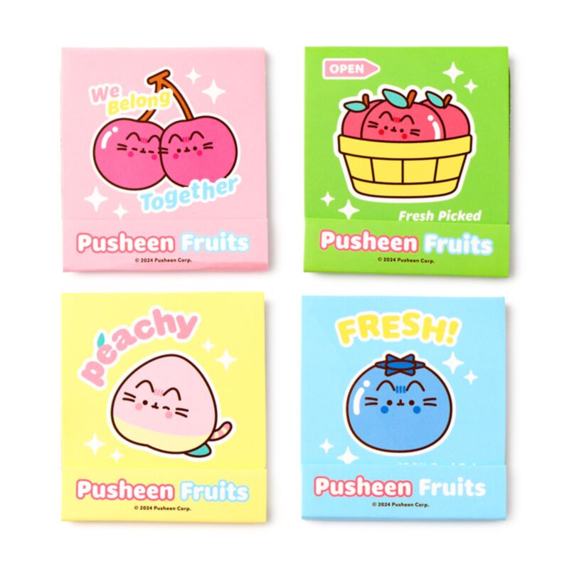 Livret de lime à ongles aux fruits Pusheen le chat