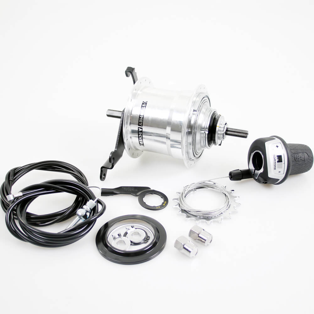 Sturmeyarcher sa rx-rd5 alu 5v système de commutation rotatif de moyeu de frein à tambour (bikkel)