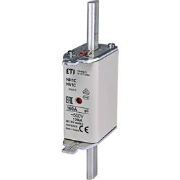Fusible à lame Eti 160a - 500v din nh1 gg | 3 pièces