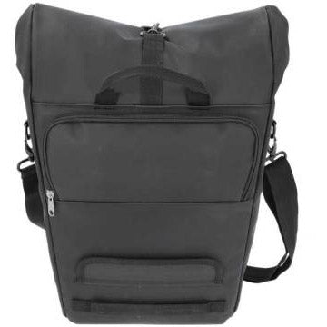 Newlooxs new looxs nyborg single - sacoche de vélo simple - sac à bandoulière amovible - compartiment pour ordinateur portable 13 pouces - polyester imperméable - 17 litres - noir