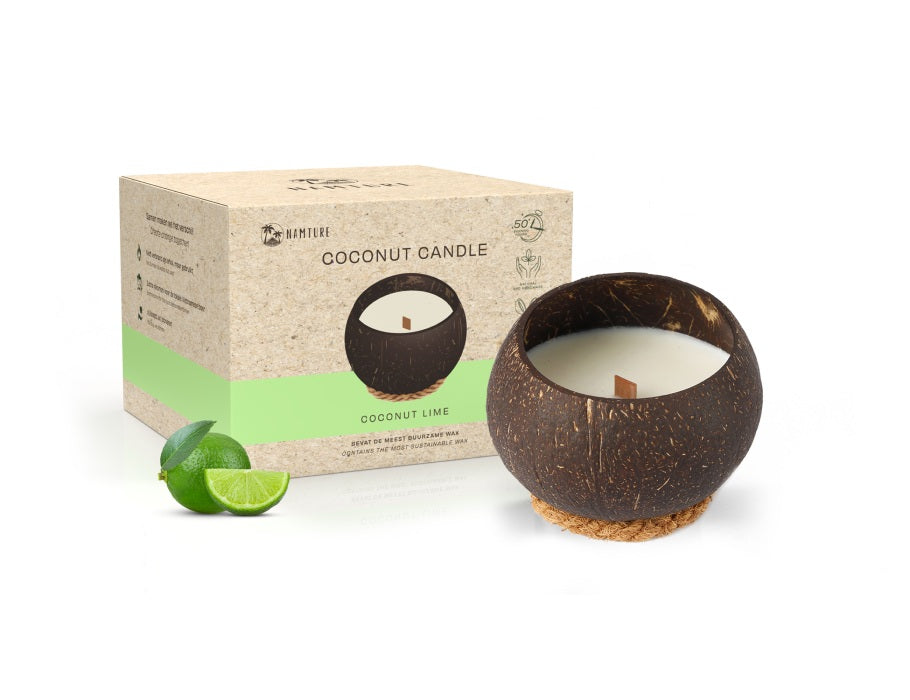 Nomture Candle de noix de coco - Chaux de noix de coco - 300g