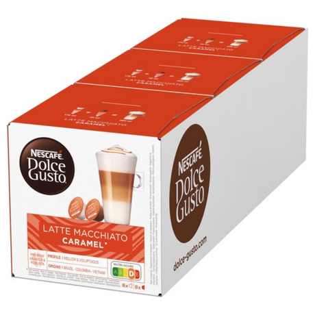 Nescafé dolce gusto latte macchiato caramel (3x 16 tasses)