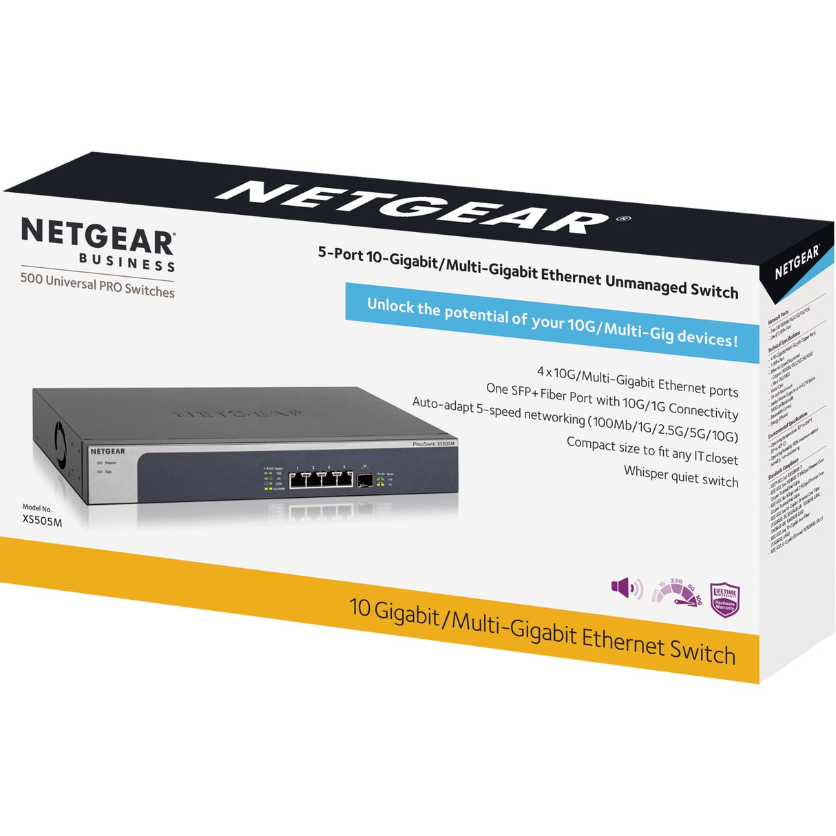 Netgear XS505m Neukrepno stikalo