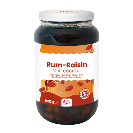 Pot cocktail fruits raisins rhum Nic (920 gr)