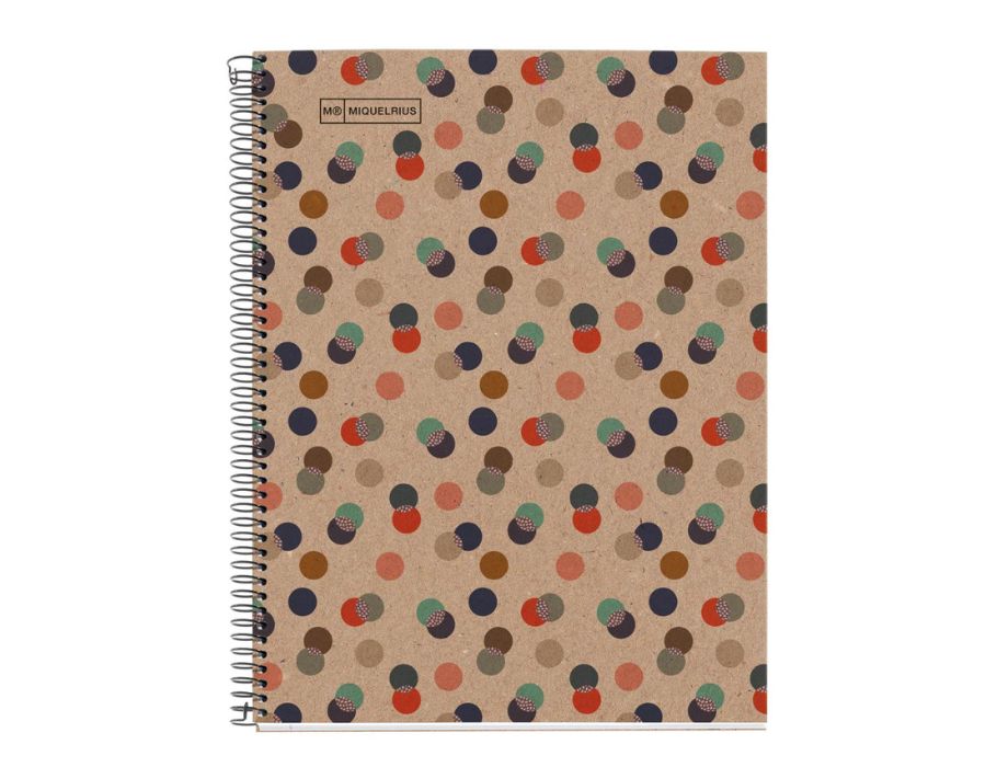 Miquelrius Notebook - Eco Confetti - A4 doublé - 80 pages