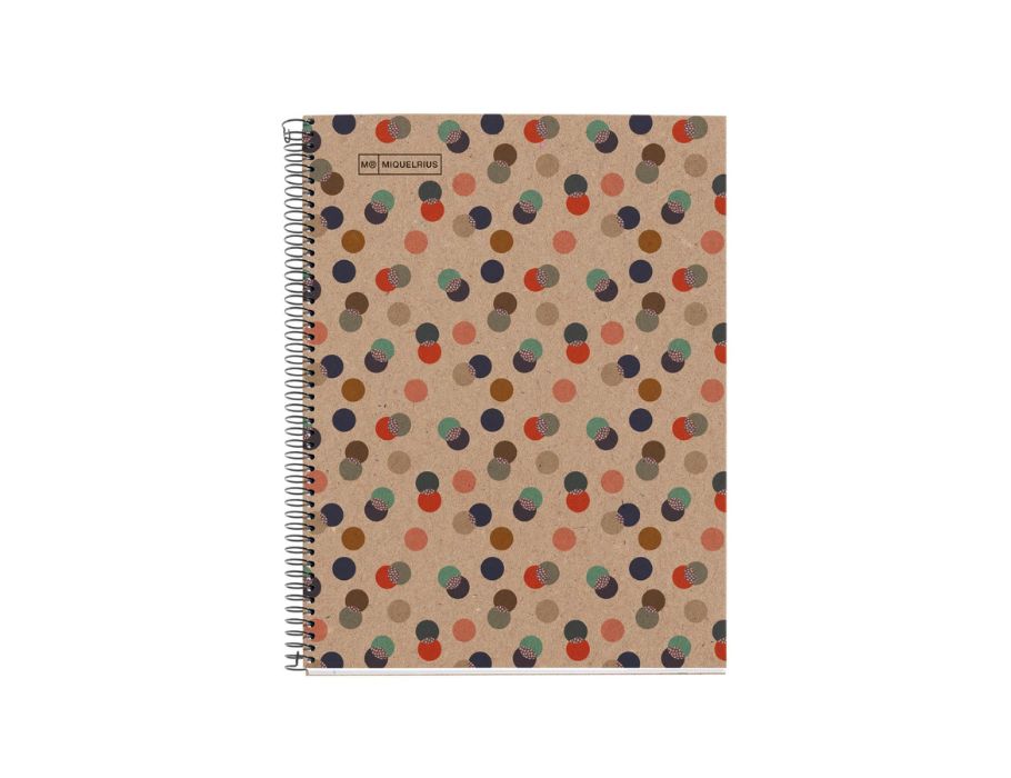 Miquelrius Notebook - Eco Confetti - A5 Checkered - 80 pages