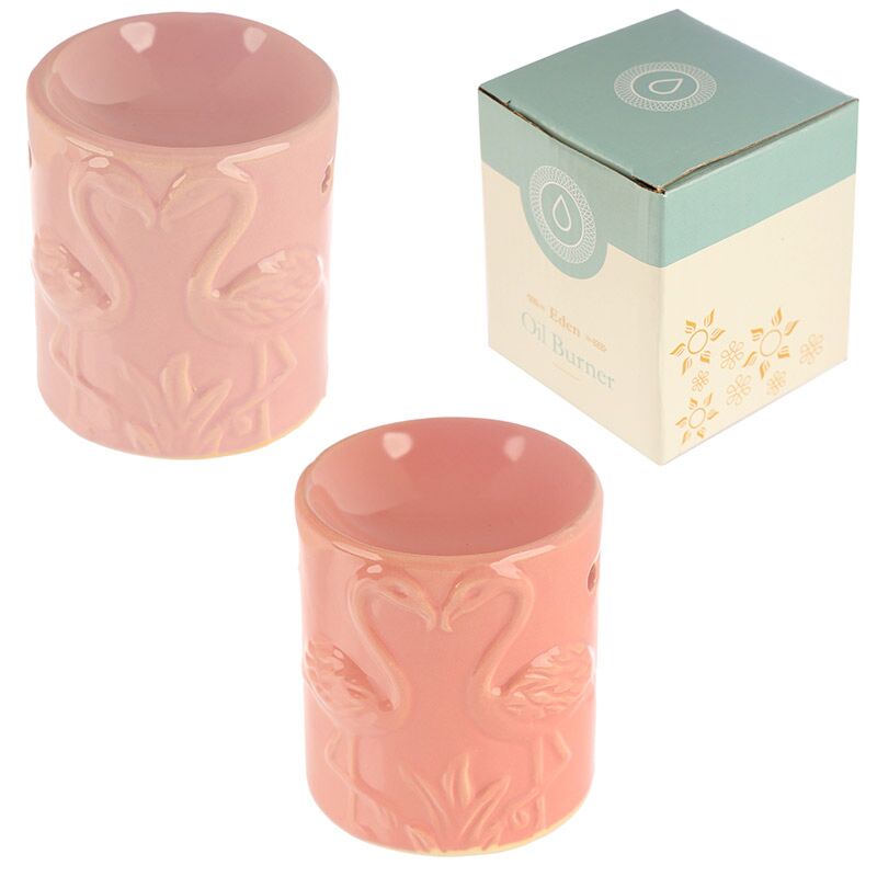 Brûle-parfum en céramique Eden flamant rose
