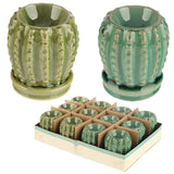 Brûleur de parfum en céramique Eden mini cactus - petit