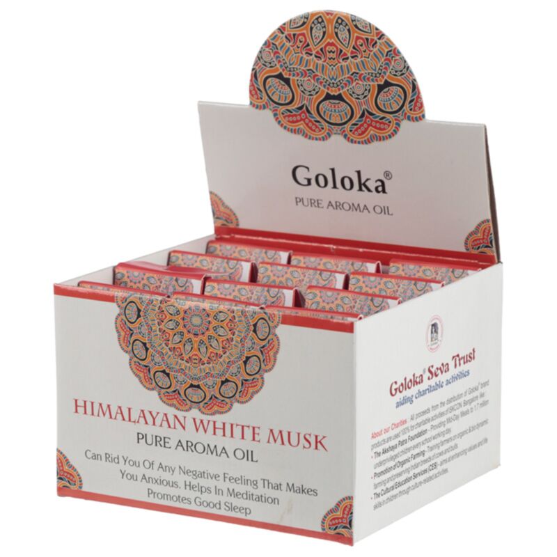 Musc blanc de l'Himalaya 10ml - huile parfumée goloka