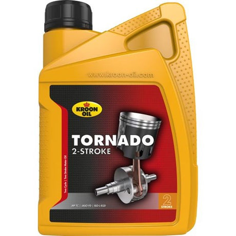 Kroon-Oil Tornado 2 temps, plein de synthétique. 1 litre