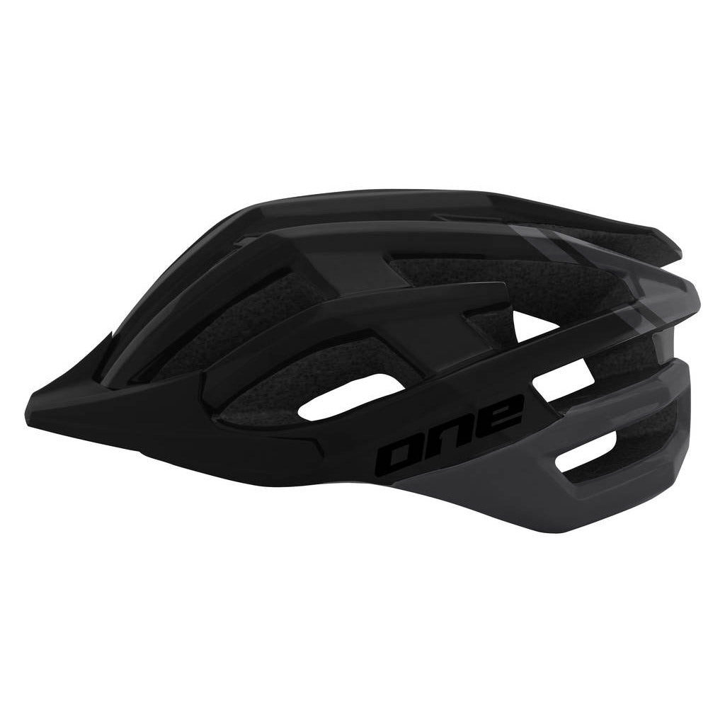 Un seul Helm Mtb Race M L (57-61) Gris noir