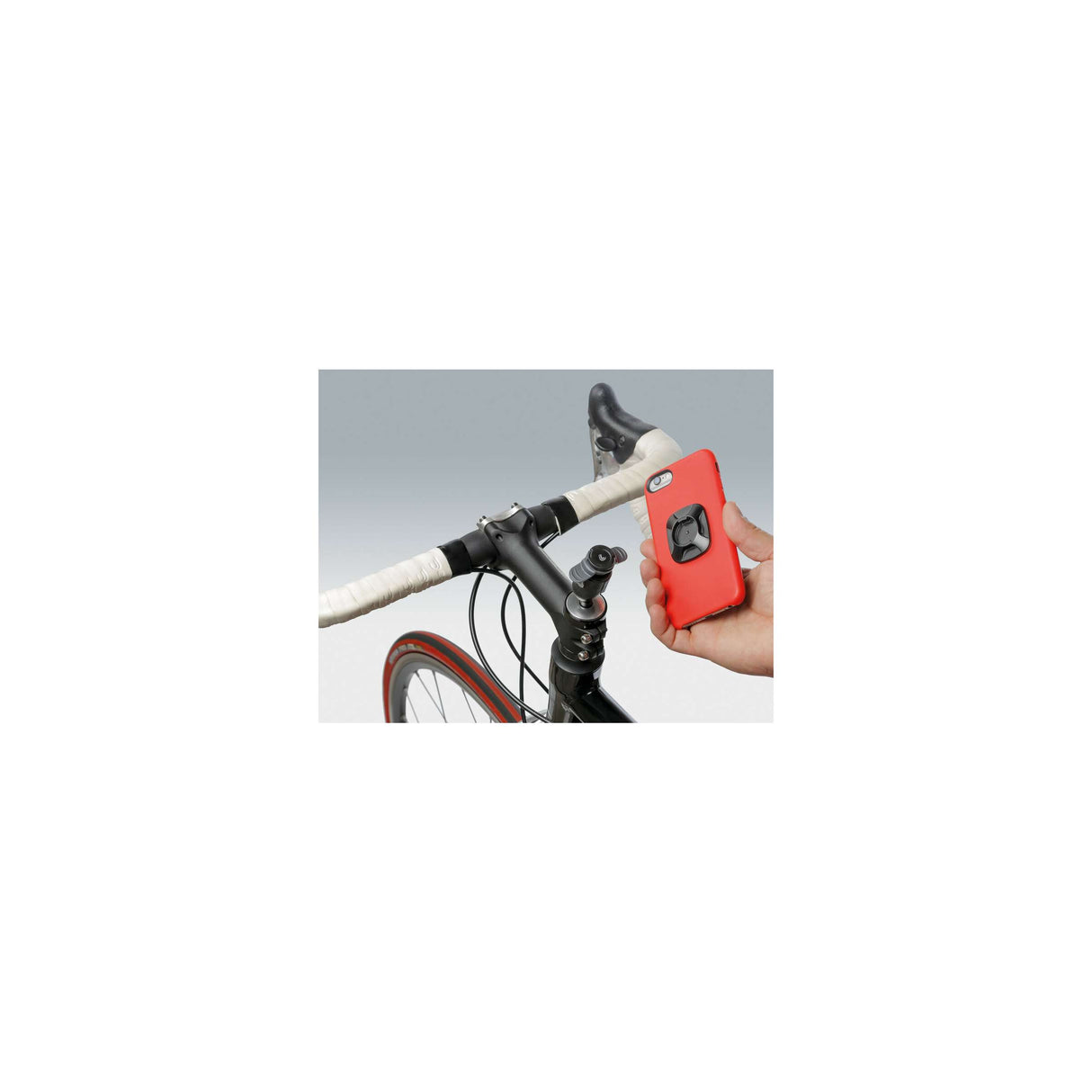 Adaptateur universel Optiline optiline duolock - noir - avec adhésif 3M