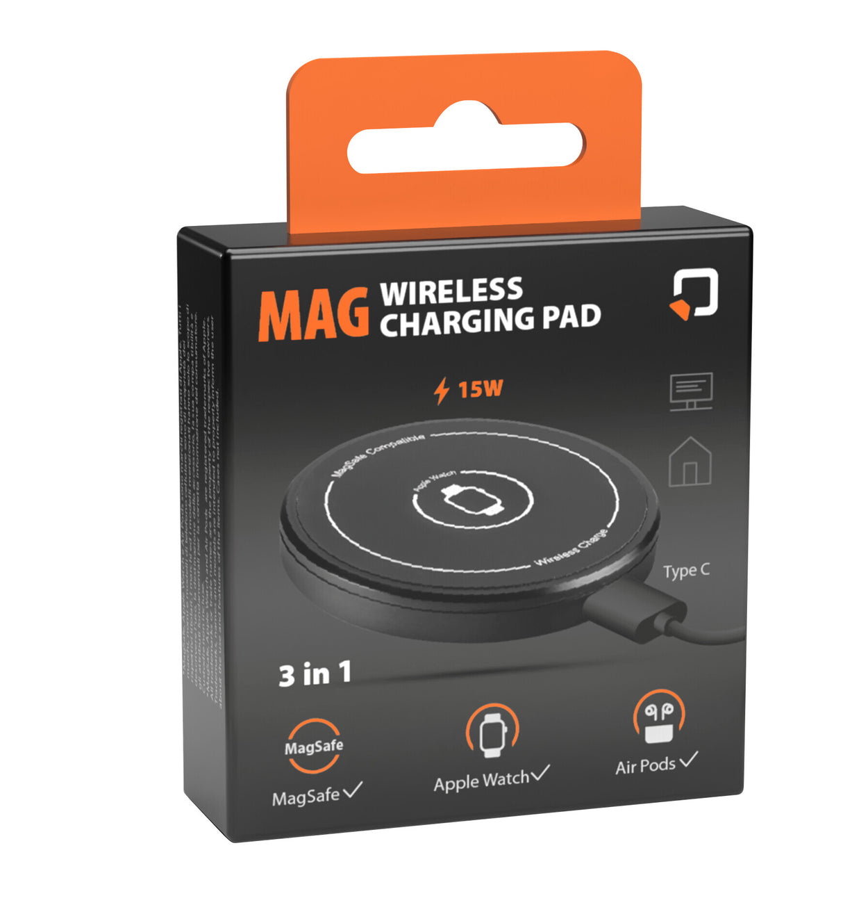 Optiline mag, chargeur magnétique sans fil 3 en 1